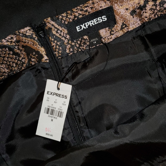 Express snake print skirt - Picture 2 of 3